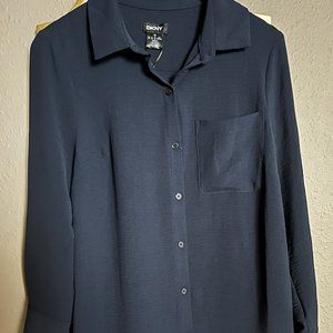 DKNY Shirtdress in Navy Blue NWT, size 10